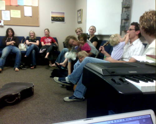 A team debriefing back in August 2005